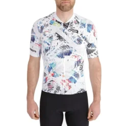 Maillot Finisseur Core Leaves Manche Courte Blanc -Pieces Velo Magasin fns c133ss2013 02 150
