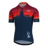 Maillot Finisseur Core Barcelona Manche Courte Bleu Rouge Rubis