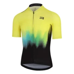 Maillot Finisseur Core Flames Manche Courte Noir Jaune