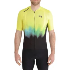 Maillot Finisseur Core Flames Manche Courte Noir Jaune -Pieces Velo Magasin fns c133ss2016 02 150