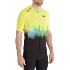 Maillot Finisseur Core Flames Manche Courte Noir Jaune -Pieces Velo Magasin fns c133ss2016 02 151