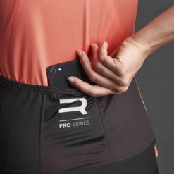 Maillot Finisseur Pro Manche Courte Rouge Saumon Femme -Pieces Velo Magasin fns c133ss2207 04 013