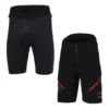 Short + Boxer Avec Coussinet Finisseur Pro VTT Noir