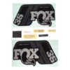 Autocollants Fox Racing Shox 36 Performance Series 2021 Noir Mat