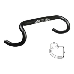 Guidon FSA Adventure Compact 31.8 Mm Noir Blanc