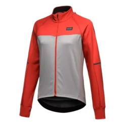 Veste Gore Wear Phantom GORE-TEX INFINIUM™ Manches Amovibles Gris Rouge-orangé Femme