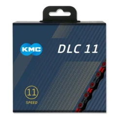 Chaîne KMC X11SL DLC 116 Maillons 11 Vitesses Noir Rouge