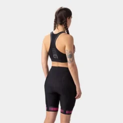 ALE Culote Sin Tirantes Alé Strada Negro Rosa Mujer -Pieces Velo Magasin l20051518 strada lady shorts 3