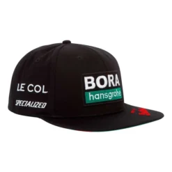 LE COL Casquette BORA-hansgrohe Snapback 2023 Noir Vert Rouge