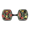 Pédales Look Trail Grip Vert Rouge Camouflage