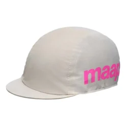 Casquette MAAP Training Blanc Bouleau Rose