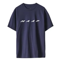 T-shirt MAAP Evade Manche Courte Bleu Marine Blanc