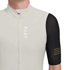 Gilet MAAP Draft Team Gris Clair -Pieces Velo Magasin map mav076 fog 004