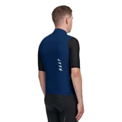 Gilet MAAP Draft Team Bleu Marine -Pieces Velo Magasin map mav087 nvy 003