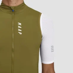 Gilet MAAP Draft Team Vert Mousse -Pieces Velo Magasin map mav094 moss 005