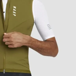 Gilet MAAP Draft Team Vert Mousse -Pieces Velo Magasin map mav094 moss 006