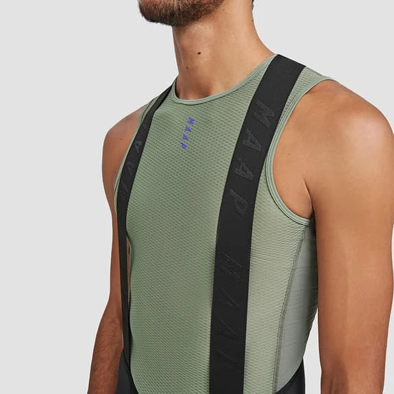 Maillot De Corps MAAP Team Sans Manches Vert Olive Clair 5 Maillot De Corps MAAP Team Sans Manches Vert Olive Clair – Image 5