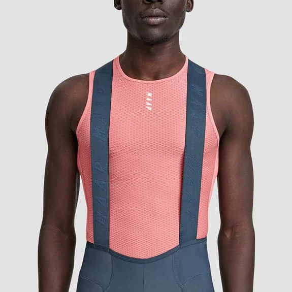 Maillot De Corps MAAP Team Sans Manches Rose Saumon 5 Maillot De Corps MAAP Team Sans Manches Rose Saumon – Image 5