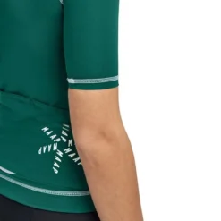 Maillot MAAP Training Manche Courte Vert Foncé Blanc Femme -Pieces Velo Magasin map waj112 apn 005