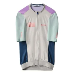 Maillot MAAP Emblem Pro Hex Manche Courte Gris Lilas Multicolore Femme