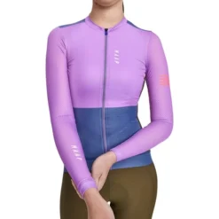 Maillot MAAP Voyage Pro Air Manche Longue Lilas Bleu Femme 10 Maillot MAAP Voyage Pro Air Manche Longue Lilas Bleu Femme -Pieces Velo Magasin map wal066 hze 005