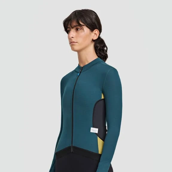 Maillot MAAP Alt_Road Manche Longue Turquoise Foncé Femme 2 Maillot MAAP Alt_Road Manche Longue Turquoise Foncé Femme – Image 2