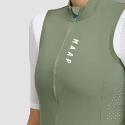 Gilet MAAP Draft Team Vert Herbe Femme -Pieces Velo Magasin map wav047 sgrs 005