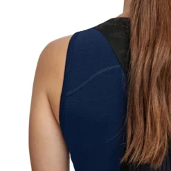 Maillot De Corps MAAP Thermal Sans Manches Bleu Marine Femme -Pieces Velo Magasin map wbl009 nvy 006