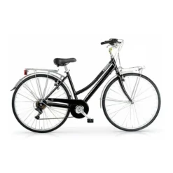 Vélo Urbain MBM Central 28" 6V Noir Brillant Femme
