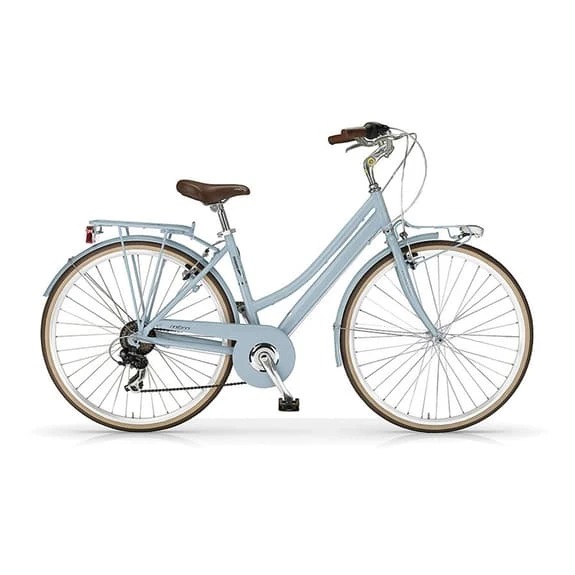 Vélo Urbain MBM Boulevard 6V Bleu Femme 1 Vélo Urbain MBM Boulevard 6V Bleu Femme