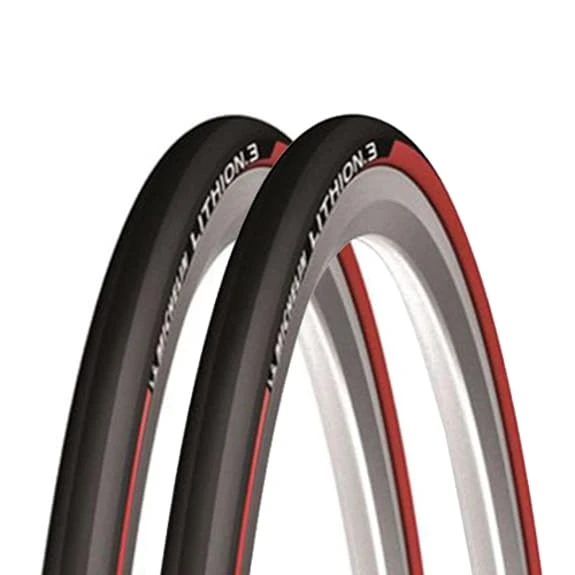 Pack De Pneus De Route Michelin Lithion 3 700x23 Rouge (2 Unités) 1 Pack De Pneus De Route Michelin Lithion 3 700x23 Rouge (2 Unités)