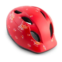 Casque MET Buddy Rouge Animaux Mat Enfant
