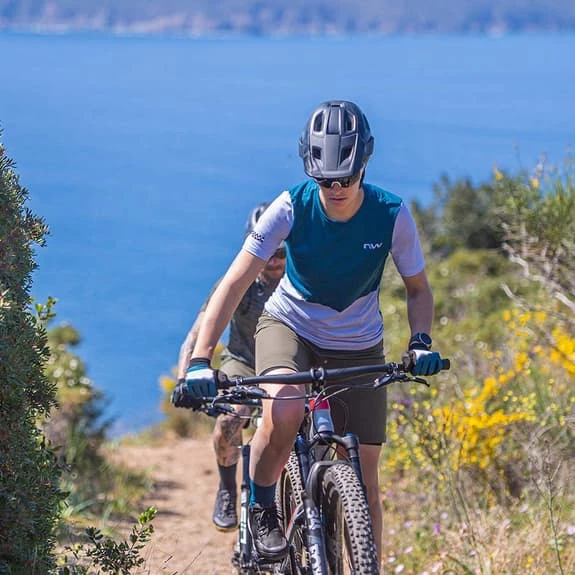 Gants Longs Northwave Air Bleu Gris Femme 6 Gants Longs Northwave Air Bleu Gris Femme – Image 6