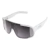 Lunettes POC Aspire Mid Blanc Avec Verre Clarity Road Silver