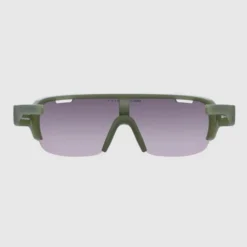 Lunettes POC DO Half Blade Vert Olive Translucide Avec Verres à Effet Miroir Clarity Argenté -Pieces Velo Magasin pc dohb5511 1455 004