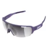 Lunettes POC DO Half Blade Lilas Translucide Avec Verres à Effet Miroir Clarity Argenté
