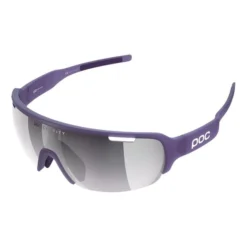Lunettes POC DO Half Blade Lilas Translucide Avec Verres à Effet Miroir Clarity Argenté