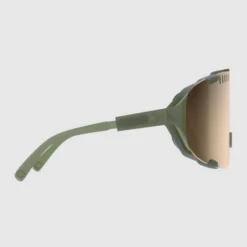 Lunettes POC Devour Vert Olive Translucide Avec Verres à Effet Miroir Marron Argenté -Pieces Velo Magasin pc ma1001 1455 003