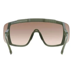 Lunettes POC Devour Vert Olive Translucide Avec Verres à Effet Miroir Marron Argenté -Pieces Velo Magasin pc ma1001 1455 004