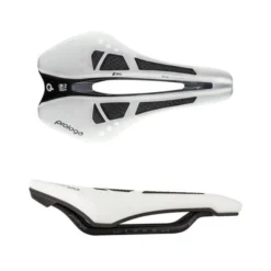 Selle Prologo Dimension TRI CPC Tirox 143 Blanc Argent