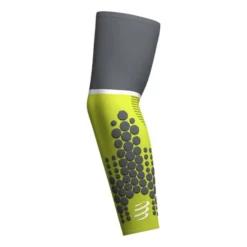 Manchettes Compressport ArmForce Ultralight Vert Lime Gris -Pieces Velo Magasin po su00008b 607 003