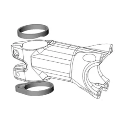 Entretoises PRO Vibe 1-1/8" TOP Noir