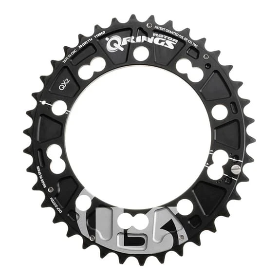 Plateau Rotor MTB QX2 BCD 110 Extérieur Noir 1 Plateau Rotor MTB QX2 BCD 110 Extérieur Noir