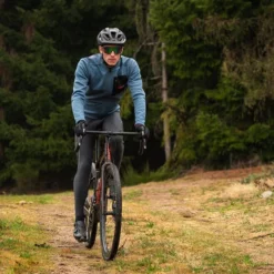 Maillot Rh+ All Road Manche Longue Bleu Mat Bordeaux -Pieces Velo Magasin rh icu0892 589 005