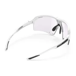 Lunettes Rudy Project Deltabeat Blanc Brillant Avec Verres Photochromiques ImpactX 2 Laser Lilas -Pieces Velo Magasin ru 517 1287 005