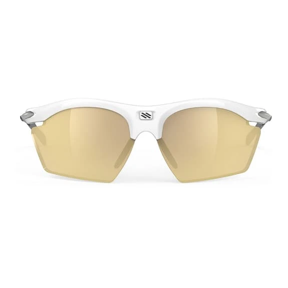 Lunettes Rudy Project Rydon Slim Blanc Brillant Avec Verres RP Optics Multilaser Doré 2 Lunettes Rudy Project Rydon Slim Blanc Brillant Avec Verres RP Optics Multilaser Doré – Image 2