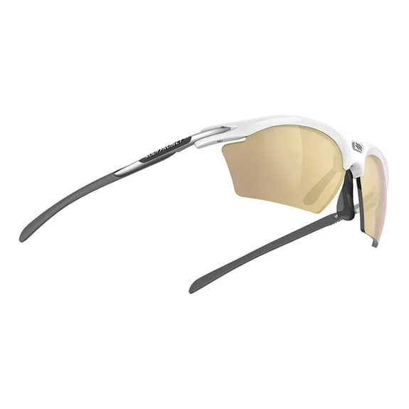 Lunettes Rudy Project Rydon Slim Blanc Brillant Avec Verres RP Optics Multilaser Doré 3 Lunettes Rudy Project Rydon Slim Blanc Brillant Avec Verres RP Optics Multilaser Doré – Image 3