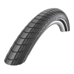 Pneu Rigide Schwalbe Big Apple K-Guard TwinSkin Réfléchissant Noir