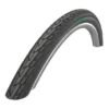 Pneu Rigide Schwalbe Road Cruiser 28x1.75 GreenCompound K-Guard TwinSkin Réfléchissant Noir