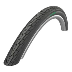 Pneu Rigide Schwalbe Road Cruiser 28x1.75 GreenCompound K-Guard TwinSkin Réfléchissant Noir